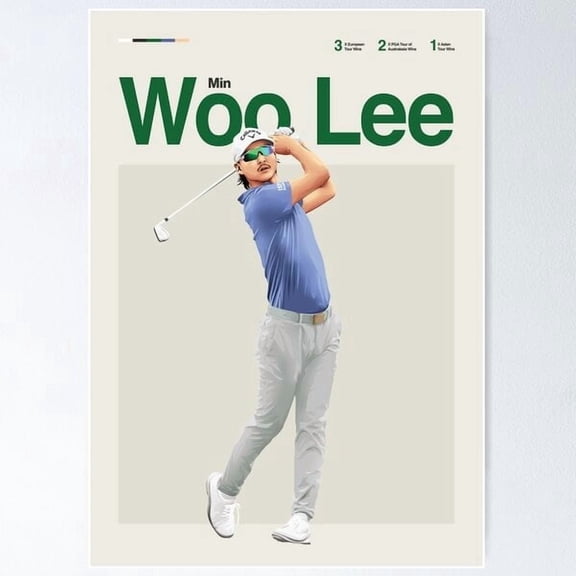 Min Woo Lee Minimalist Golf Poster Wall Art, Poster Home Decor, Poster Only