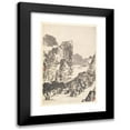 thumbnail image 1 of Min Zhen 11x14 Black Modern Framed Museum Art Print Titled - Landscape After Mi Fu (1788), 1 of 5