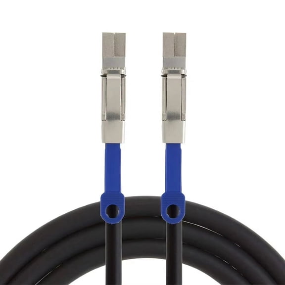 MinSAS Cable 4X SFF-8644 to Multilane Shielded Cage Hard Disk Server Data Sync Transmission 1M