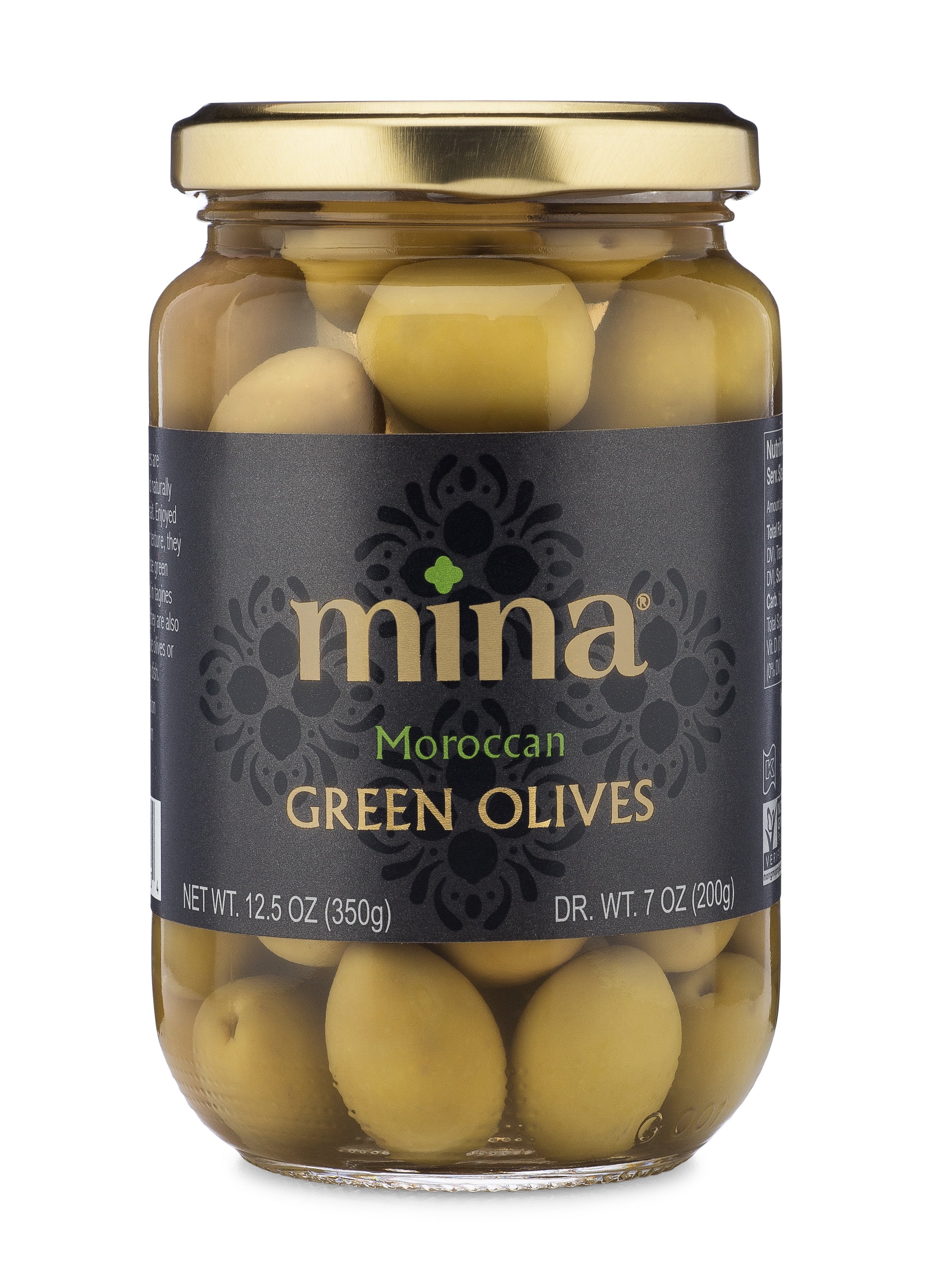 Mina, Green Olives, 12.5oz