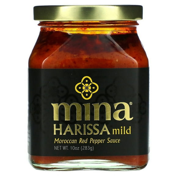 Mina, Harissa Mild, Moroccan Red Pepper Sauce, 10 oz