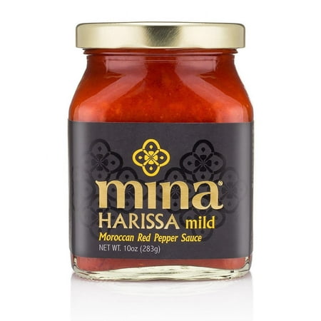 Mina Harissa Moroccan Red Pepper Sauce, Mild, 10 Oz