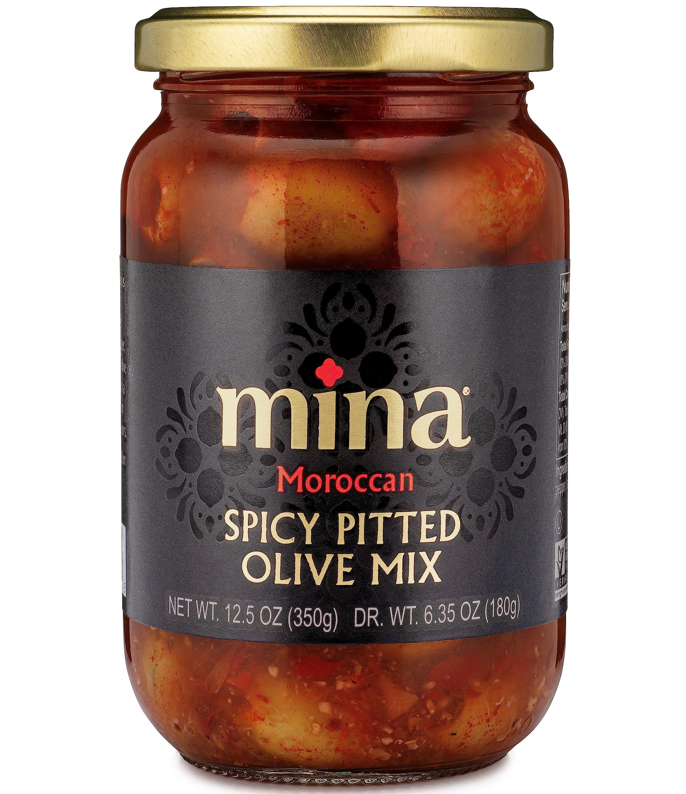 Mina Moroccan Spicy Pitted Olive Mix