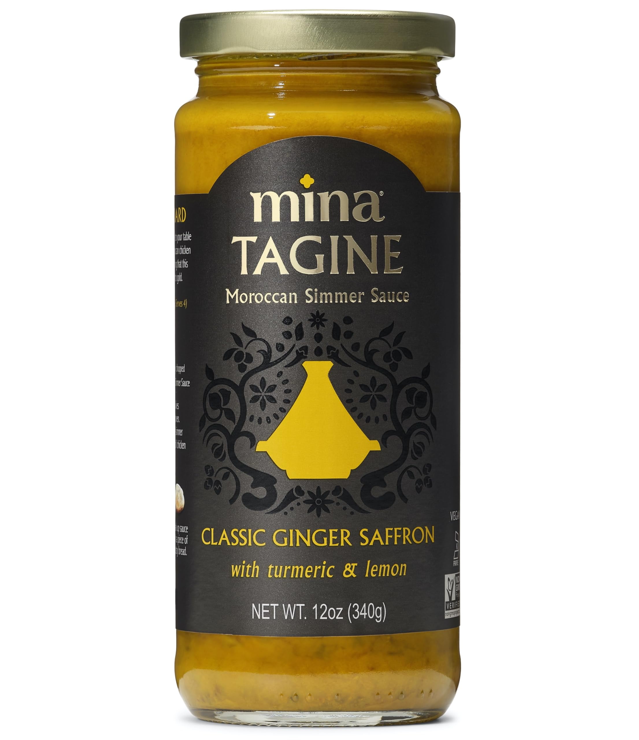 Mina Tagine Moroccan Chicken MMF7 Simmer Sauce, 12 oz Classic Ginger