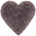 thumbnail image 1 of Nourison Shag Lavender Decorative Throw Pillow , 18" x 18", 1 of 5