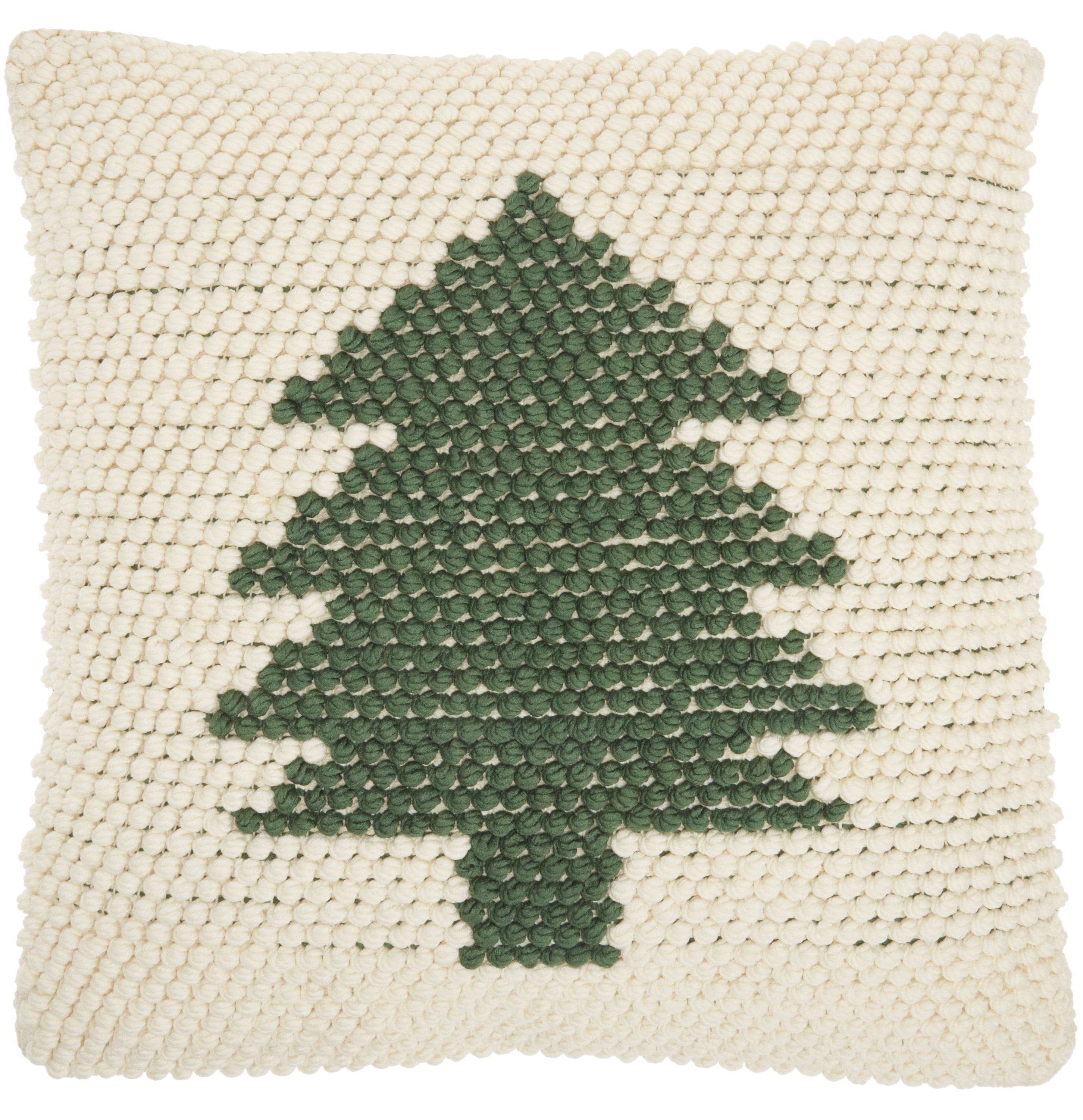 Christmas In Oronoque Throw Pillow with Evergreen Piping - 19-inch – Mellow  Monkey