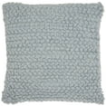 thumbnail image 1 of Mina Victory Life Styles 20" Cotton Thin Group Loops Throw Pillow in Sky Blue, 1 of 4