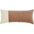 thumbnail image 1 of Mina Victory Life Styles Linen Clrblk 14" x 32" Blush Indoor Throw Pillow, 1 of 5