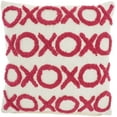 thumbnail image 1 of Mina Victory Life Styles Tufted Lines 18" x 18" Hot Pink Throw Pillow, 1 of 6