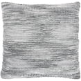 thumbnail image 1 of Mina Victory Life Styles Woven Ribbon Loops Polyester Throw Pillow - Gray, 1 of 5