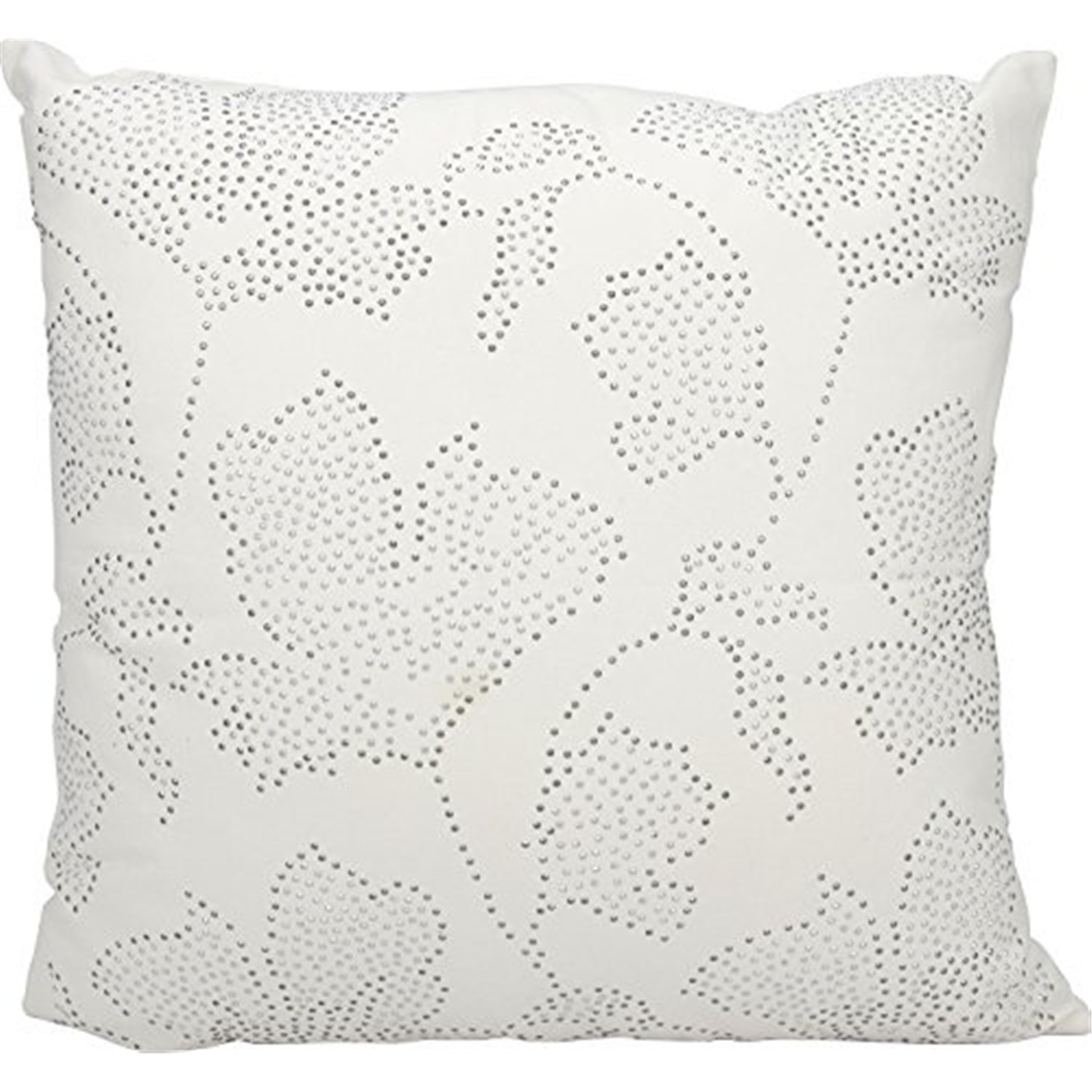 Mina Victory Luminecence Rhinestone Flowers Cream Pillow by Nourison ...