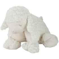 Mina Victory Plush Lines Stuffed Animal 18" x 22" Ivory Indoor Throw Pillow