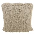 thumbnail image 1 of Shag Black Yarn Shimmer Shag Pillow, 1 of 1