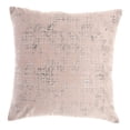 thumbnail image 1 of Mina Victory Sofia Fabric Distressed Metallic Throw Pillow in Blush Pink/Silver, 1 of 5