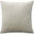 thumbnail image 1 of Mina Victory Sofia Solid Reversible Velvet 20" x 20" Grey Indoor Throw Pillow, 1 of 6