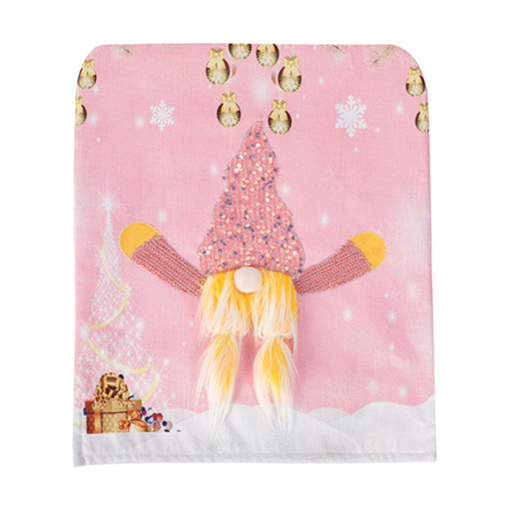 Minadi Wrappiness Christmas Chair,Christmas Decorations Christmas Chair Covers Pink Rudolph