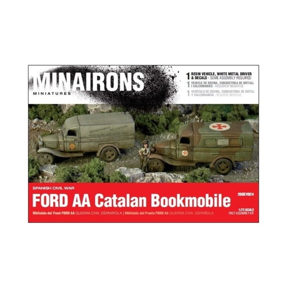 Minairons Miniatures Ford AA Bookmobile New