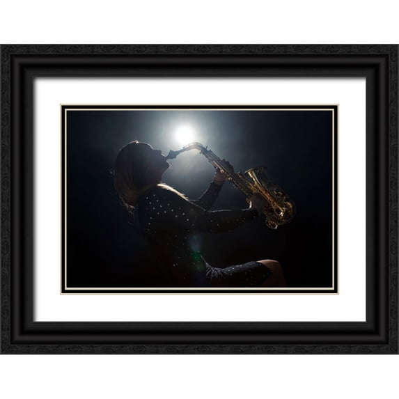Minar, Patrik 24x17 Black Ornate Wood Framed with Double Matting Museum Art Print Titled - Untitled