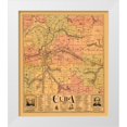 thumbnail image 1 of Minard 15x17 White Modern Wood Framed Museum Art Print Titled - Cuba New York - Minard 1901, 1 of 4