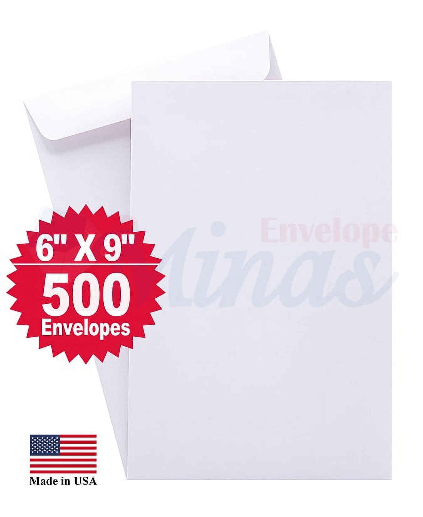 Minas Envelope 6" X 9" Catalog / Open End Envelopes, Premium 24lb