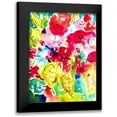 thumbnail image 1 of Minasian, Julia 12x14 Black Modern Framed Museum Art Print Titled - Flower Array I, 1 of 5