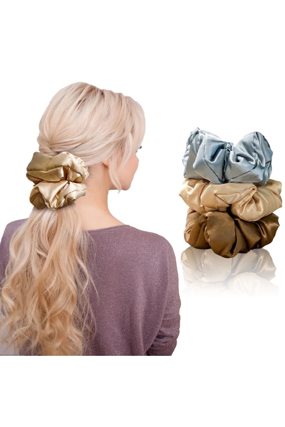 Extra Large Satin Scrunchies
