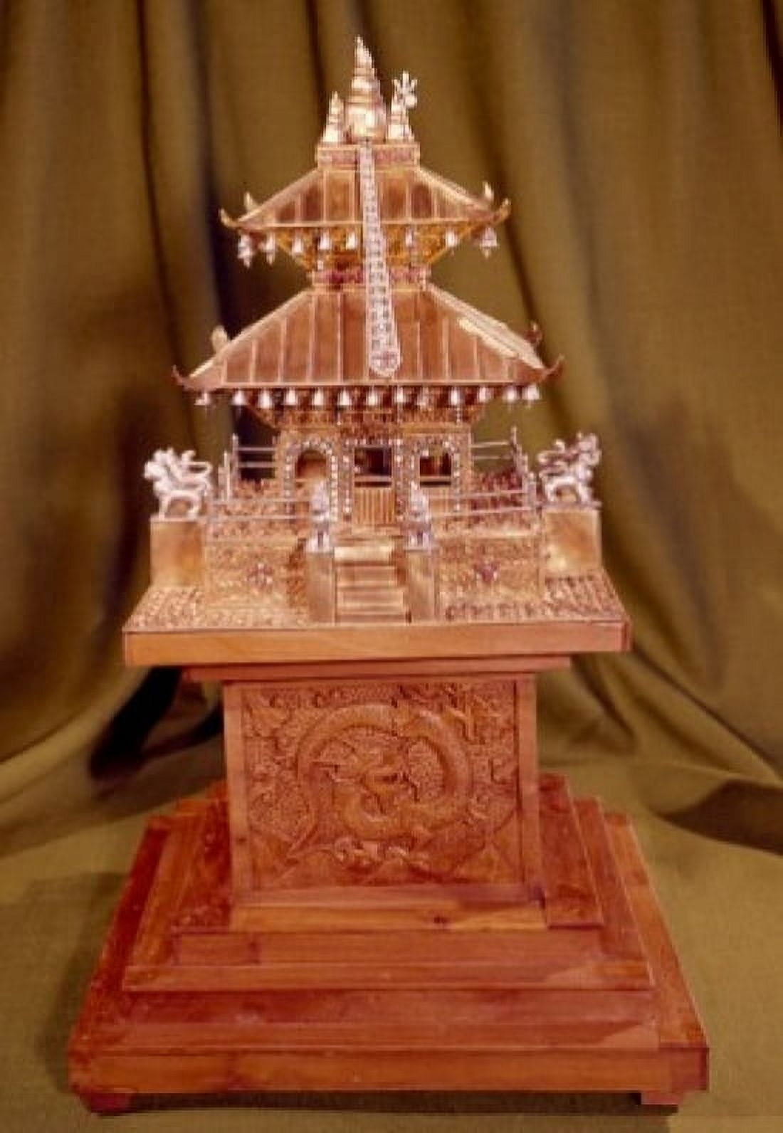 Minature Temple Antiques-Decorative Arts Eisenhower Museum Abilene Canvas Art - (24 x 36)