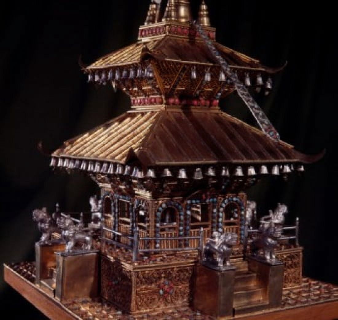 Minature Temple (Detail) Antiques-Decorative Arts Eisenhower Museum Abilene Canvas Art - (18 x 24)