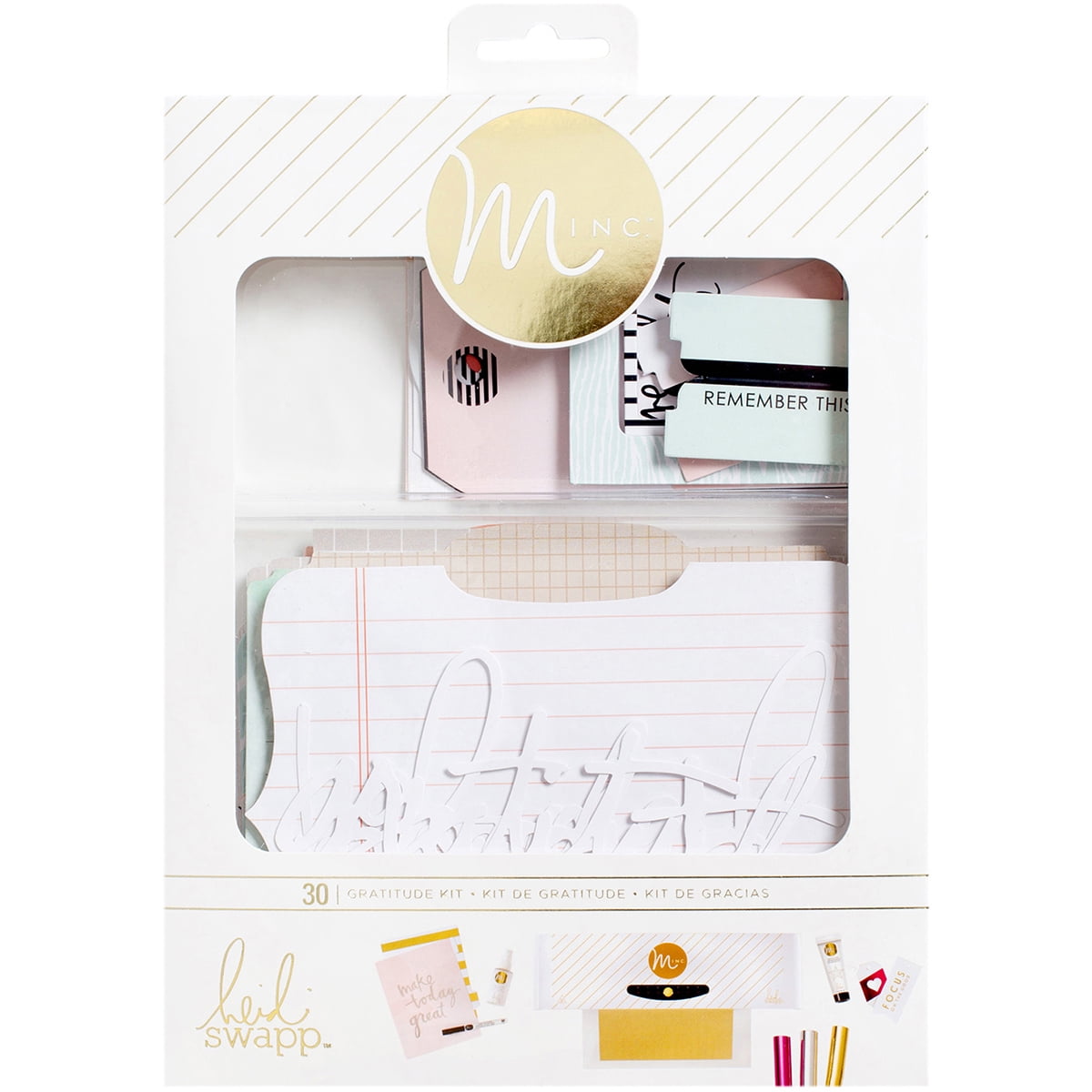 Minc Variety Pack 30/Pkg-Gratitude, Pk 1, Heidi Swapp