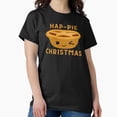 thumbnail image 1 of Mince Pie Christmas Holiday Winter Season Sweet Pastry HQ Unisex T-Shirt , up to Size 5XL, 1 of 2