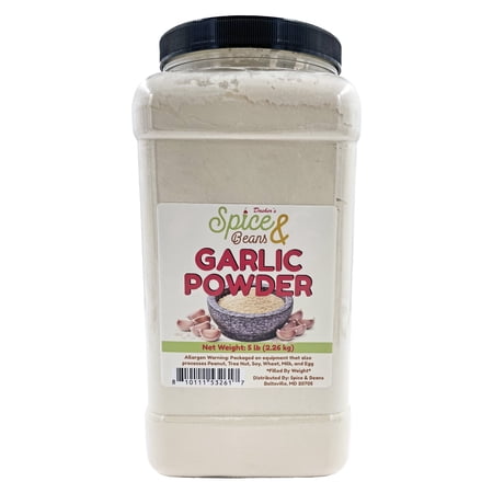 Garlic Powder | Dried Herb & Seasoning | By Dasher's Spice & Beans | 5 lbs.