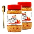 Minced Garlic, 8 Ounce MMF7 Rich & Spicy Minced Garlic & Red Chili