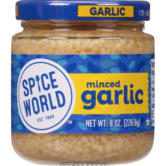 Minced Garlic, 8 oz jar