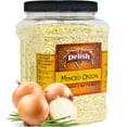 thumbnail image 1 of Minced Onion by Its Delish, 2 lbs 32 Oz Jumbo Container Jar  Dried Onion Flakes  Delicious, Fresh Taste  Dehydrated Onions  No Preservatives, No artificial Flavor Added  Certified Kosher, 1 of 7