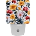 thumbnail image 1 of Minced flower LED Square Night Light - Soft Glow Plug-in Lamp with Dusk to Dawn Sensor for Bedroom and Hallway - Energy Efficient, Compact Design, 1 of 6