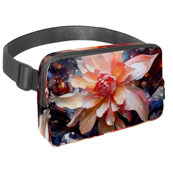 Minced flower Lightweight Adjustable Money Belt with Extension Strap for Unisex - Belt Bag, Sling Bag, Waist Bags