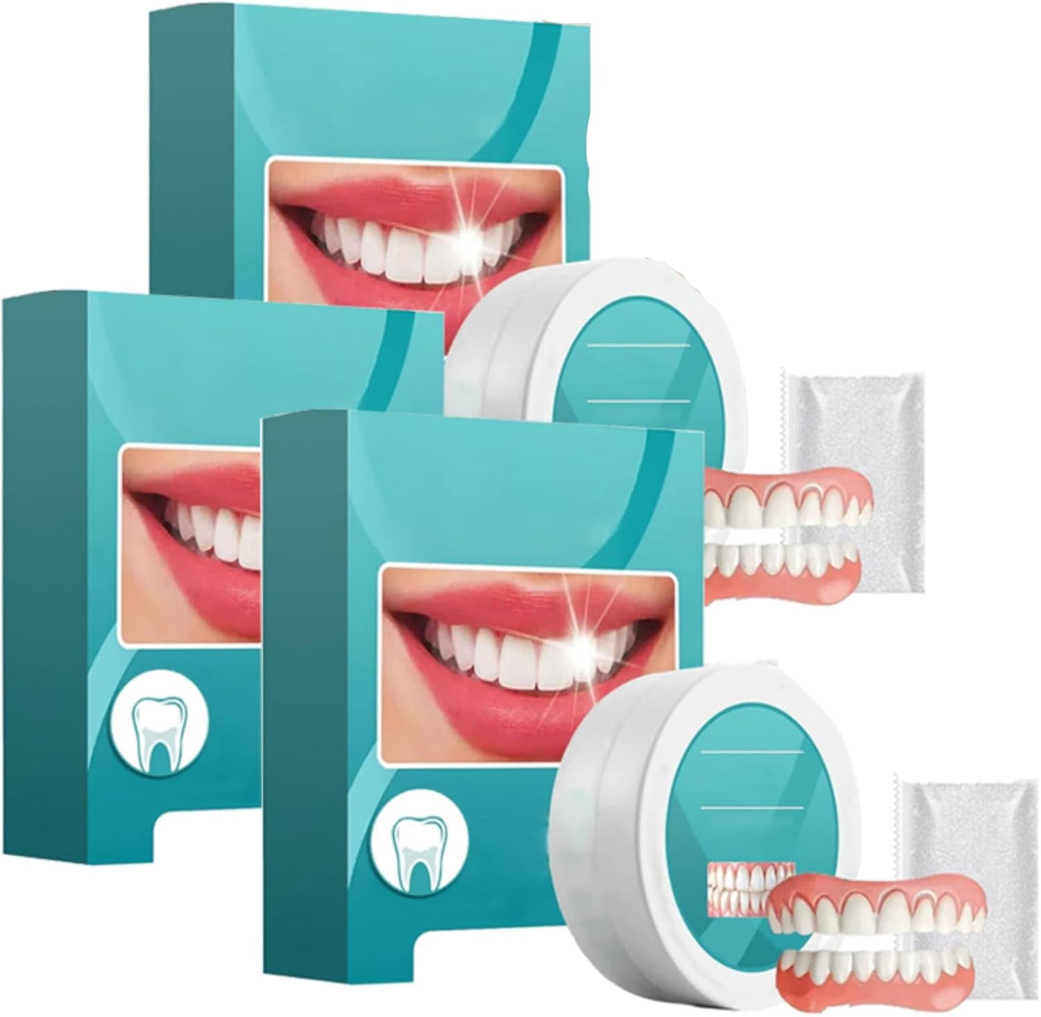 Kit De Recharge Pour Prothèse Dentaire - Silicone - Marque Minceetbien - Neuf Sous Emballage - Pour Dentier Instantané - Origine Chine
