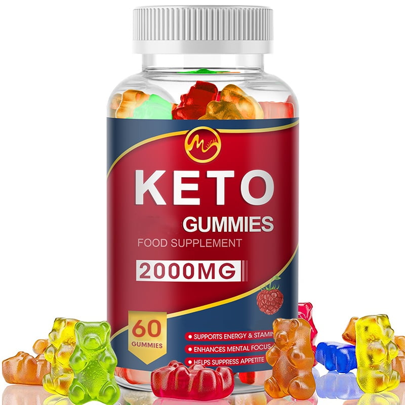 Minch Keto Gummies ACV Supplements 2000mg for Women Men, 60 Gummies