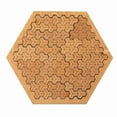 thumbnail image 1 of Mind Bending Wooden Jigsaw Puzzle, Large Wooden Puzzle Board, Portable Challenging Puzzles with Frame, Difficult Challenging Impossible Puzzles for Adults, 1 of 4