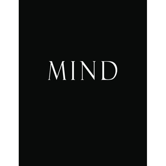 Mind: Black and White Decorative Book to Stack Together on Coffee Tables, Bookshelves and Interior Design - Add Bookish Charm Decor to Your Home - Stack Deco Books together to create Your unique Fashi