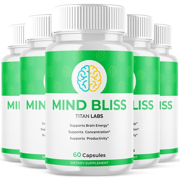 Mind Bliss Advanced Brain Support Formula Supplement MindBliss 300 Capsules
