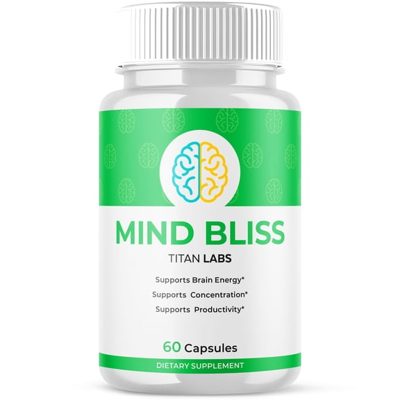 Mind Bliss Advanced Brain Support Formula Supplement MindBliss 60 Capsules