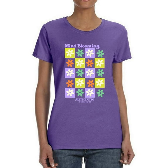Mind Blooming Shaped T-Shirt Women -Image by Shutterstock, Female x-Large