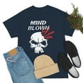 thumbnail image 1 of Mind Blown Skull Unisex Heavy Cotton Tee, 1 of 9