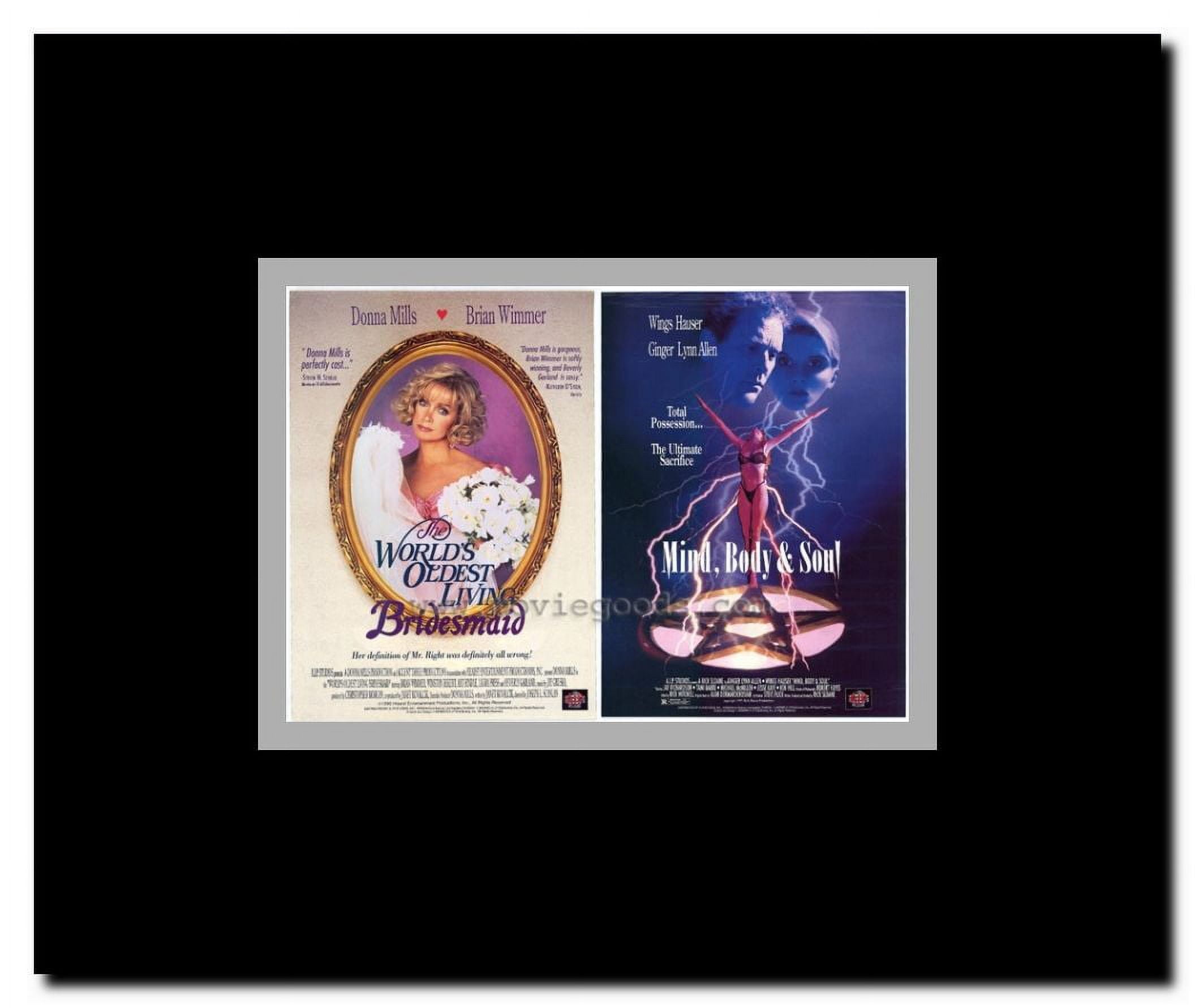 Mind Body & Soul/Worlds Oldest Bridesmaid Framed Movie Poster