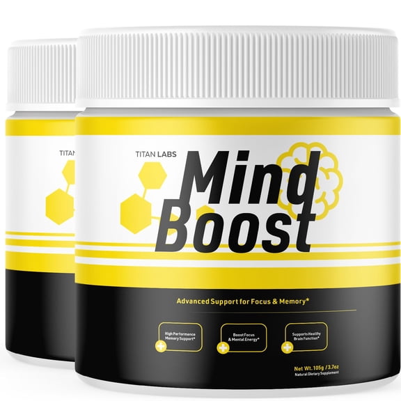 Mind Boost Powder Advanced Formula Supplement to Support Active Lifestyle MindBoost 60 Servings