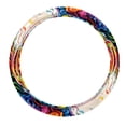 thumbnail image 1 of Mind Car 14.5 Inch Printing PVC Leather Steering Wheel Cover Auto Accessories, 1 of 6