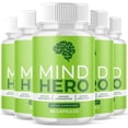 thumbnail image 1 of Mind Hero Advanced Formula Brain Support Pills Maximum Strength Supplement MindHero 300 Capsules, 1 of 9