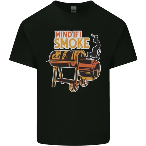 Mind If I Smoke Funny BBQ Grill and Barbecue Smoker Quote Unisex T-Shirt