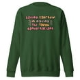 thumbnail image 1 of Mind Language Loving Yourself Is Having The Tough Conversations Mental Health Sweatshirt, 1 of 7